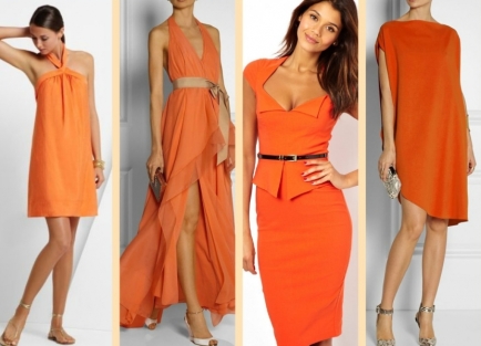 vestidos-color-naranja
